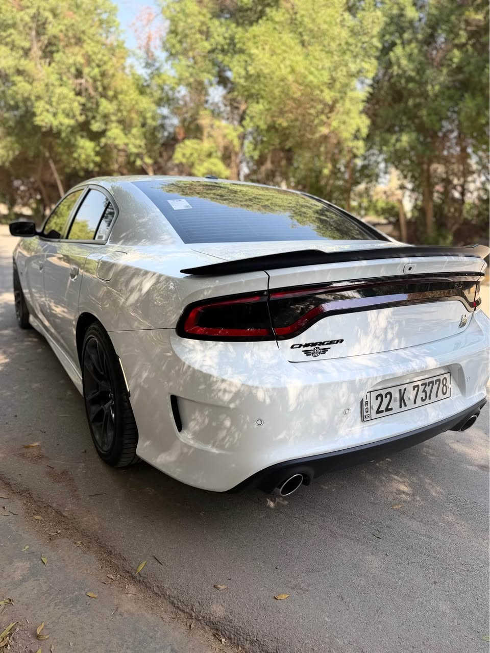 ꥟ Dodge Charger Scat Pack ( وكالة هارلم ) ꥟
الموديل : [ 2022 ]
المحرك : [ V8 / 6.4 ] 🚀
الگير : [ أوتوماتيك ] 
الممشى : [ 20 الف ميل ]
اللون : [ أبيض - صدفي ] 🤍
الحالة : [ السيـارة خليجية وكالة هارلم ، مكفولة كفالة عامة ! ]

[ الـــــمـــواصــفـــــات ]

- السيـارة فووووووول مواصفـات للأخير 1 / 1 

[ الاضـــــــافــــــاات ] 

- السيـارة عليهـا كتـاب تضليل 

الموقع : [ النجـف الأشـراف ] 📍

للتواصل واتس اب او اتصال : [ *********** ] النجف, العراق
