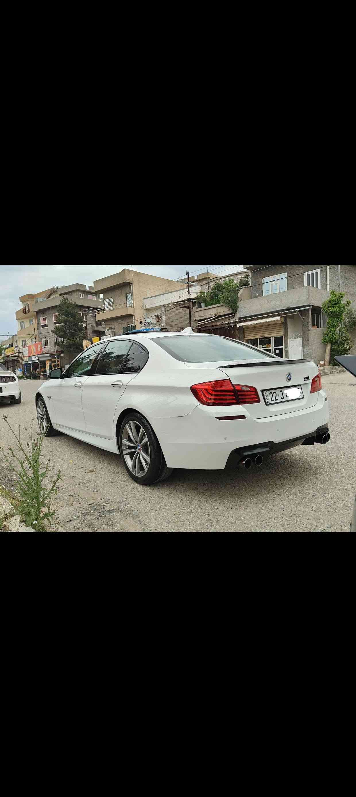 Bmw f10 528i 2016
*********** 
 کتابی جام ڕەش %80  ۲مانگە بۆی کراوە 
 لایتی ۲۰۲۰ گێچ ئەلکترۆنی
سوکانی m power
 ‌بەگ لایت ‌led
‌۳ مۆدی لێخوڕین 
شاشە گەورە 
سڵایت گەورە 
٤ جام auto
کوشن جلد 
کوشن هیتەر
کوشن کارەبا
تەبرید ساردو گەرم بە شەرت
فلنجەکانی گۆڕاوە 
تاقم بەنسی تازە
 ٤ تایەی تازە
گێڕو مەکینەی بە شەرتی ۱۰ فیتەر 
سەنەوی ۲۰۳۱ تازە
تەبرید ۲ زۆن 
پۆڵیش و قەڵەمکای کراوە سەیارەکە نمونەیە لە جوانی 
سیستەمی سەماعە   
ئەخیر مۆدێلە لەم جۆرە
نیو چەمەلەغی سەکن بۆیاخە بێ ناو گرتن بێ ئێرباگ
گەر موشتەری نیت سەری خۆت و منیش مەیەشێنە 
ئەدمین ❤️ السليمانية, العراق

نص مكتوب في الصور:
- ماشاءالله