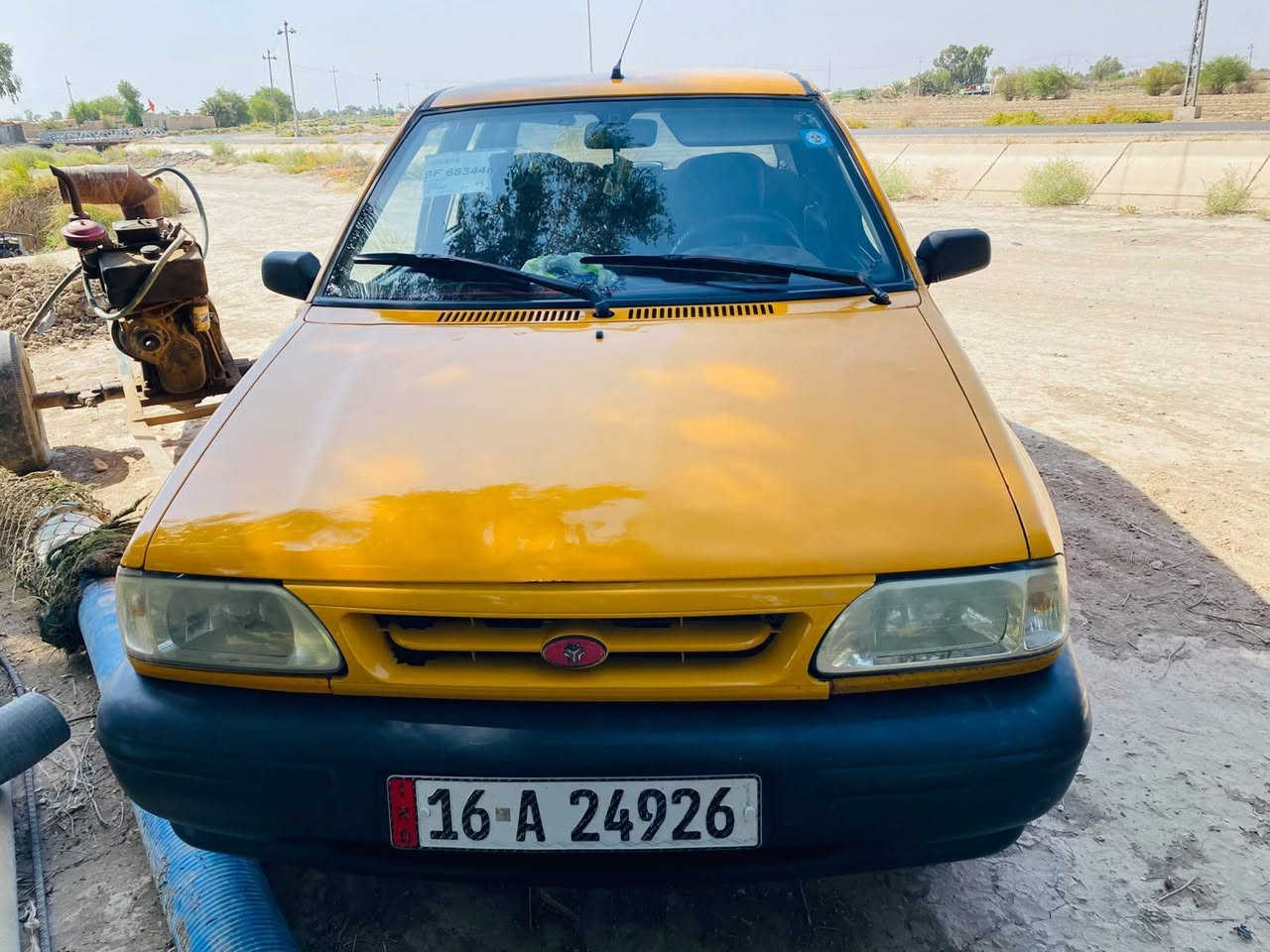 سلام عليكم سايبه للبيع موديل 18سياره جاهزه للخير كير مكينه كله كفاله حداديه جديده تخم تاير جديد سياره كفاله بيهه دحجات بصيطات بأسمي مداور ثاني يوم هزته جديده للاستفسار ***********
مكاني عفك 
 مامتواجد اتصال وع النت
