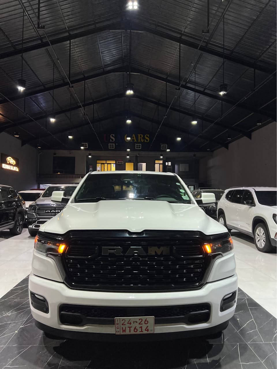 رام. RAM
موديل. 2025
ماشية. 22 الف
محرك. V6. 3.6 ايتورك
دفع رباعي. 4*4
ضرر باب خلفي صبغ وربع جاملغات امامي
رادار 360
ارباك سستم
تترقم : اربيل - سليمانية - دهوك 
السعر : 288$ وبيها مجال 
رقم شاصي داخل منشور
***********
*********** أربيل, العراق
