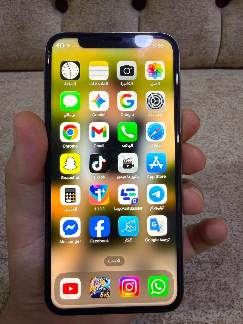 ايفون X نظيف كلش شرق اوسط نموذجM ذاكره 256 ويا كارتون مالته سعر 150 قفل ***********
