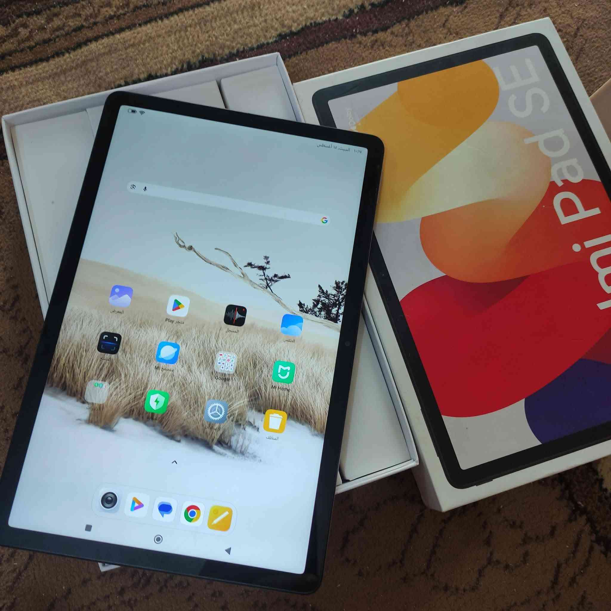 السلام عليكم  /   هذا الجهاز الظاهر في الصورة هو جهاز Redmi Pad SE من شركة شاومي. إليك المواصفات الرسمية الكاملة للتابلت: الشاشة والتصميم حجم الشاشة: 11.0 بوصة من نوع IPS LCD.الدقة: FHD+ بمقاس 1920 × 1200 بكسل وبكثافة 207 بكسل لكل بوصة.معدل التحديث: يصل إلى 90 هرتز لتجربة تصفح    Qualcomm Snapdragon 680 ثماني النواة بتكنولوجيا 6 نانومتر.ذاكرة الوصول العشوائي (RAM): تتوفر بخيارات 4 أو 6 أو 8 جيجابايت (LPDDR4X).ذاكرة التخزين: سعة 128  جيجابايت، مع دعم تركيب ذاكرة خارجية (microSD) تصل إلى 1 تيرابايت.نظام التشغيل: يأتي بنظام تشغيل Android 13 مع واجهة MIUI Pad 14.🔋 البطارية والشحن سعة البطارية: 8000 مللي أمبير وهي ضخمة تدوم طويلاً للاستخدام المكثف.سرعة الشحن: يدعم الشحن بقوة 10 واط عبر منفذ USB Type-C.📸 الكاميرات والصوتالكاميرا الخلفية: بدقة 8 ميجابكسل بفتحة عدسة f/2.0 مع ميزة التركيز التلقائي.الكاميرا الأمامية: بدقة 5 ميجابكسل بفتحة عدسة f/2.2 للمكالمات المرئية والدراسة عن بُعد.النظام الصوتي: يحتوي على 4 مكبرات صوت ستيريو (Quad Speakers) تدعم تكنولوجيا Dolby Atmos لصوت محيطي نقي. /               ***********   مكان كوفه   سعر         200
