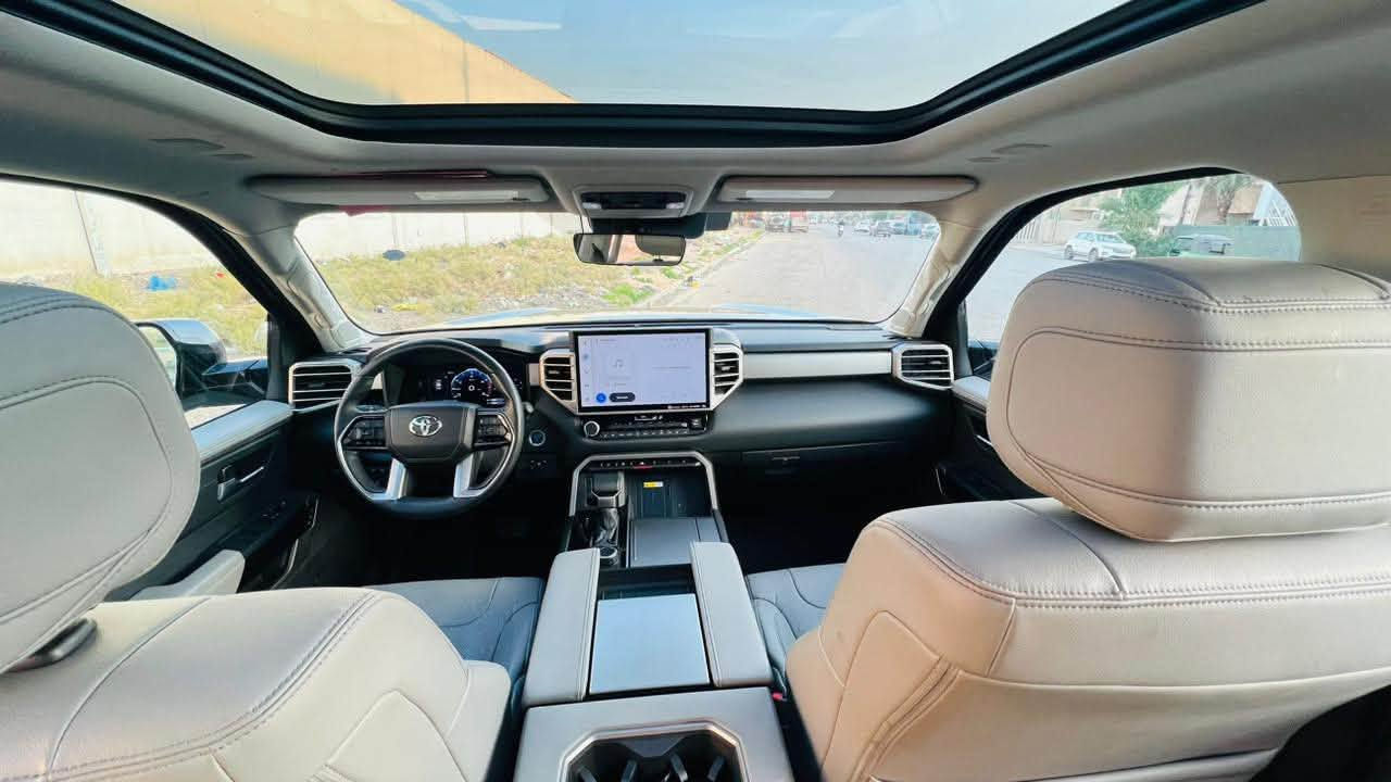 السلام عليكم
تويوتا سيكويا موديل 2024  ماشية 34 الف
 (بارد جاملغ ايمن) فقط كفالة من الصبغ
فئة Limited محرك 6 سلندر(3500) توربو
بانزين + هايبرد 
بانوراما 
رادار خلف امامي +جانبي
كشنات خلفي امام + 7 راكب كهربائيات
كشنات تبريد 
(5) كامرات 
صور الحادث مرفقة 
رقم بغداد بأسمي تحويل مباشر 
سعر 53 الف دولار وبيها مجال للإستفسار *********** عنوان بغداد / حي الحسين
