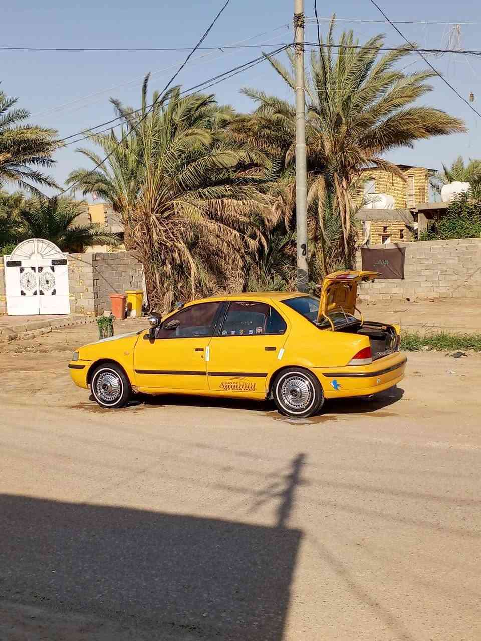 السلام عليكم سمند موديل 2011 رقم واسط مصفره هيئه وغرامات سياره خير من الله مكينه كير حداديه خير من الله جاهزه تخم تأير ابو لخط سياره جاهزه راعيه بل عزيزيه تحويل ثاني يوم سنويه ساقطه ب 2019 مصفره وجاهزه بلاديه مبدله بس بنيد اني بدلته وبيه صبغ جالمغ خلفي بدون ضربه مكفوله من ضربه لقويه سعره 25وبيه مجال تراهم بيع او مراوس مكاني واسط الكوت *********** شراي اتصل وبخدمتك ولموشراي لايتعبنه رجاءا سياره حلوه وبلاديه كبل لشارع شرط ترايك 180

