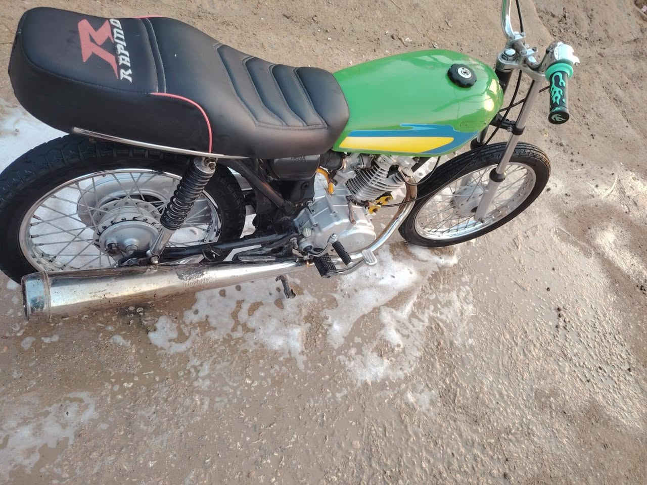 البيع دراجه جديده شلعه ومعدل دراجه نضيفه شوفت عينك حله موديل 22 دراجه تعمير جديد مكينه جديده شلعه ومعدل مكاني نجف سعر 300 وبيه مجال الطيبين *********** خادم الطيبين
