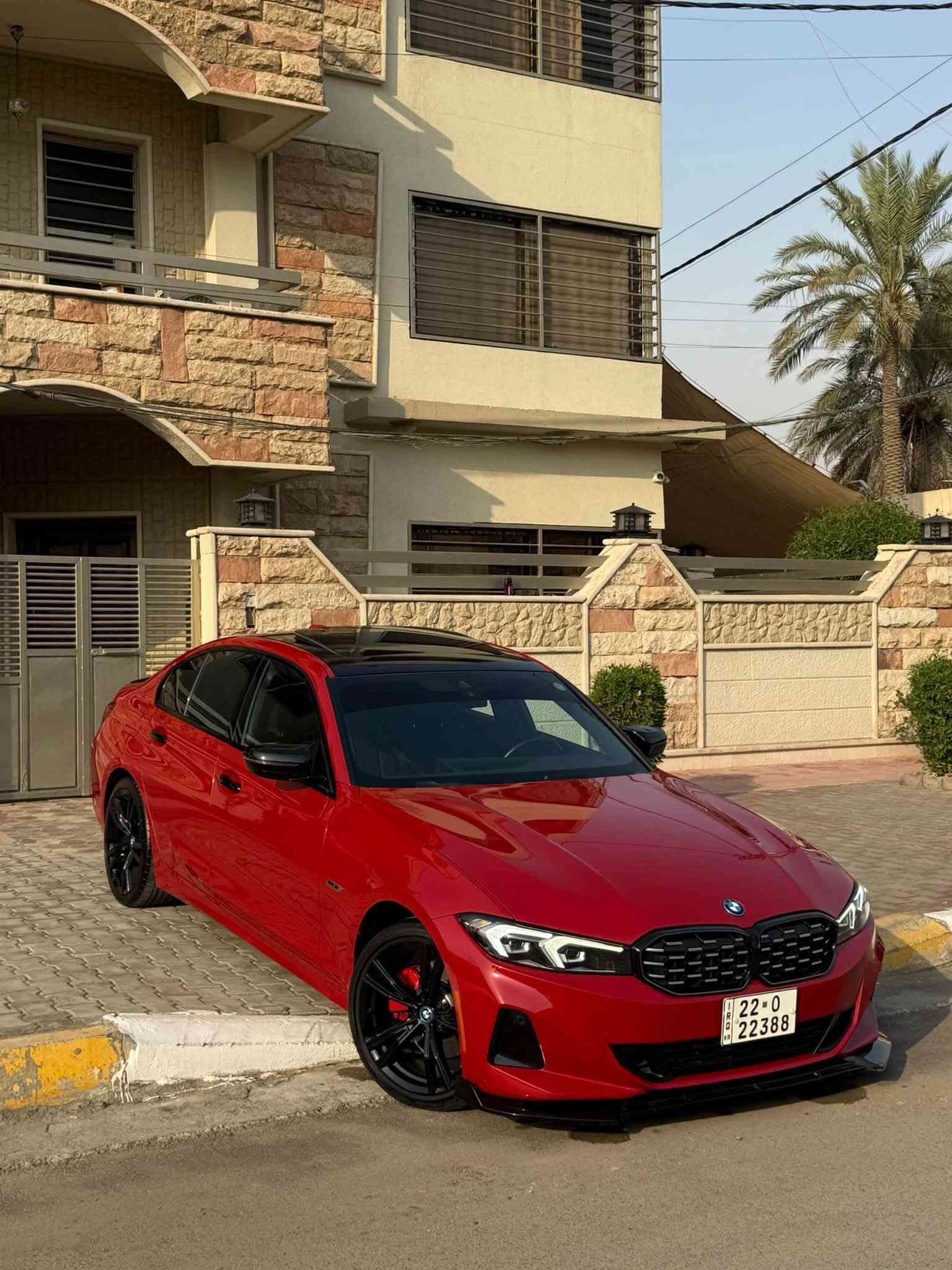 بي ام 330e • هايبرد كهرباء • رقم اربيل