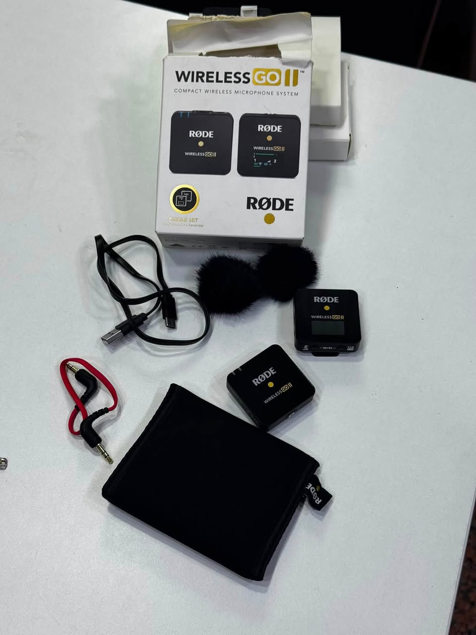 #daste_dw_مستعمل
———————————
#rode wireless GO II single
clean 95%
