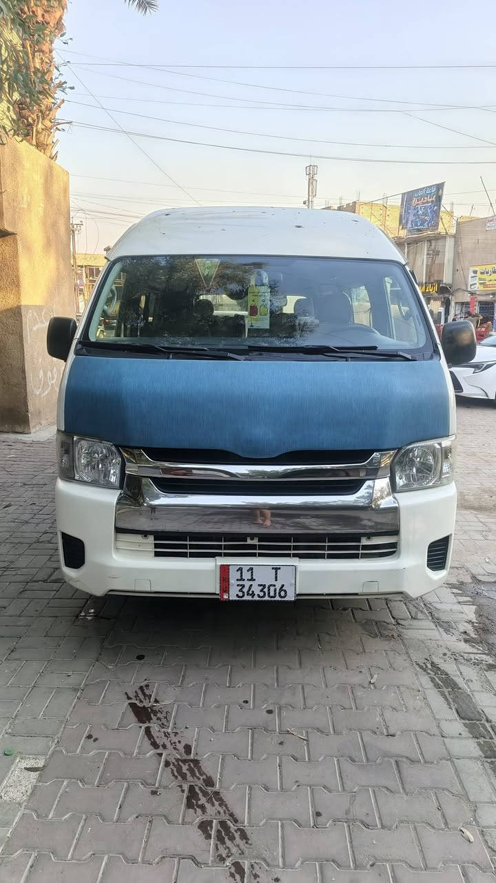 تيوتا هايسه م 14 رقم بغداد باسمي مصفره هيئة وغرامات بيه مكانات صبغ اثر طخات بسيطه جاهزه كير ومكينه واكسل خير من الله مكاني بغداد السعر 235 قفل 
***********
