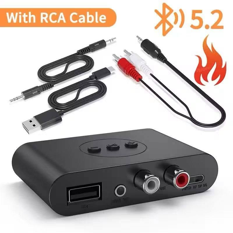 مستقبل صوت لاسلكي مكتبي (Desktop Wireless Receiver) موديل BLS-B21، ويدعم تقنية البلوتوث (BT 5.3) والإن إف سي (NFC) للإقران السريع. [1, 2, 3]
الميزات الرئيسية

الاتصال اللاسلكي: يدعم تقنية البلوتوث لنقل الصوت بجودة عالية من الهواتف أو الأجهزة اللوحية.

تقنية NFC: يتيح الإقران السريع والسهل بلمسة واحدة مع الأجهزة الداعمة.

منافذ متعددة: يحتوي على منفذ USB لتشغيل الملفات الصوتية من ذاكرة فلاش، ومخارج صوت من نوع RCA و3.5mm AUX لتوصيله بالسماعات أو أنظمة الستيريو المنزلية التي لا تحتوي على بلوتوث.

مستقبل صوت لاسلكي مكتبي (Desktop Wireless Receiver) موديل BLS-B21، ويدعم تقنية البلوتوث (BT 5.3) والإن إف سي (NFC) للإقران السريع. للحجز مراسله على الخاص او على الرقم واتس اب*********** يوجد توصيل

