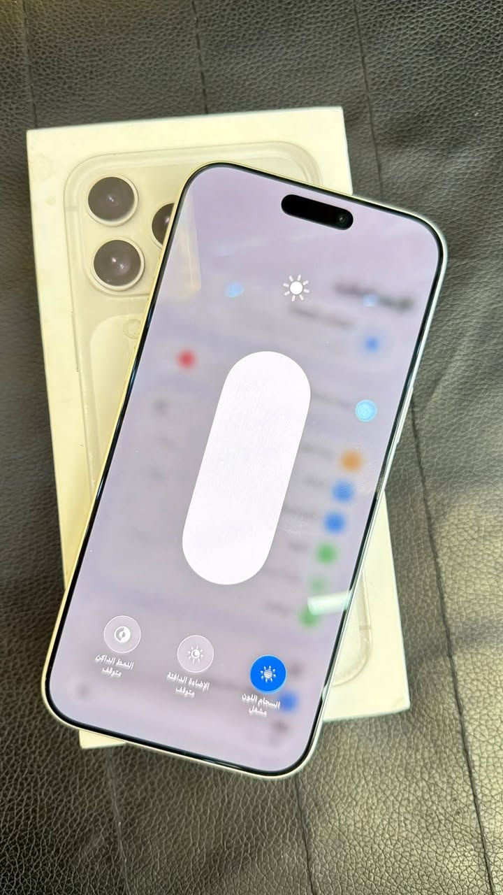 IPhone 17 PRO MAX
للبيع | 

📱 نظافة الجهاز: 100%

🔋 صحة البطارية: 98%

✅ ضمان وكالة عالم القلعة (استبدال وليس صيانة)

🛡️ بطاقة ضمان Master متوفرة

📅 الاستخدام: أقل من المعدل والجهاز بحالة ممتازة

📦 كامل الملحقات ( متوفرة)

ذاكرة تخزين 256GB

💰 السعر: 1,860 دولار (قابل للتفاوض بالمعقول)

للاستفسار أو التواصل،***********
