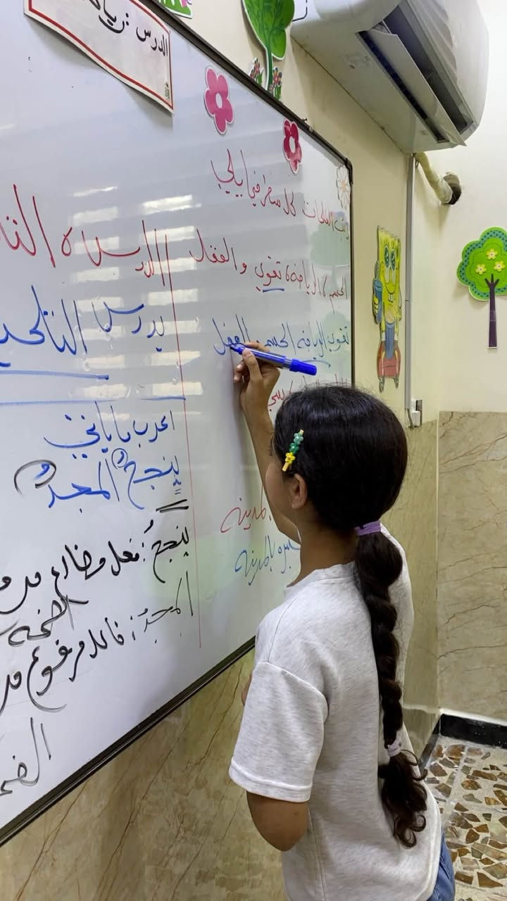 جانب من دورات التقوية الصيفيه 
للتواصل:   ***********
 العنوان/الوزيرية قرب مستشفى المستنصرية الاهلي♥️
