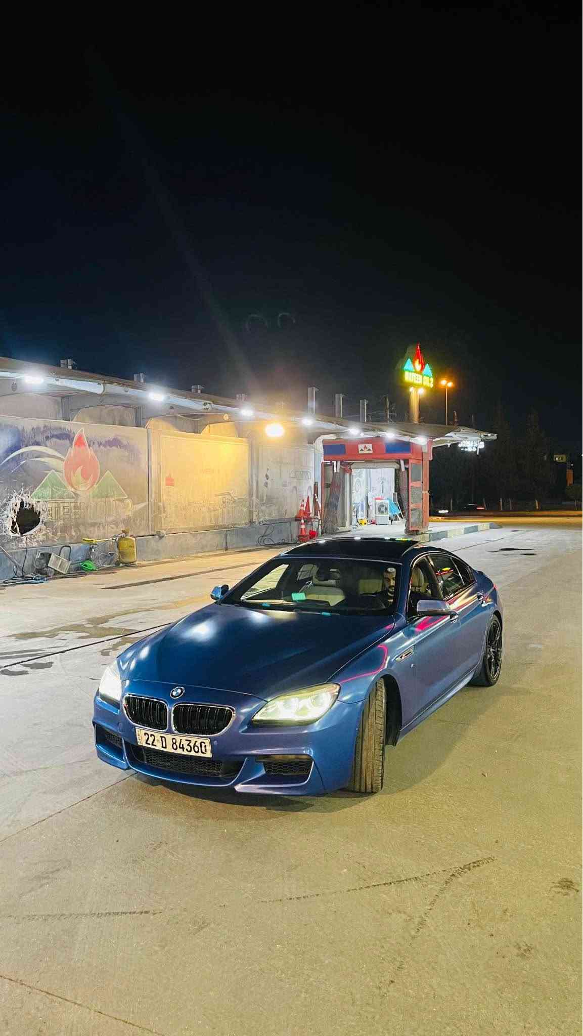 Bmw 2016 640i
شركة عروش
سيارة لون مات بيلادي 
بيها ٢ قطعه صبخ بدون دواخل و بدون ارباك 
سيارة فول فول واحد علي واحد
بانوراما 
شاشة جبير 
بصمه 
تحكم ماوس
ابواب شفط
ضمان دولي 
بيها بابين صبخ بدون دواخل 
لون ازرق بيلادي مات مو لزكة 
رقم سنوي جديد 
داخل كريمي و اسود
سيارة مكاني بدهوك 
سعر١٨٩ورقه و بيها ١٠ورقه غرامات بعد معاملا اني انطي يعني ١٧٩ ورقه 
مكاني دهوك 
*********** واتس اب كورك دهوك, العراق

