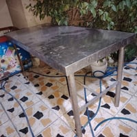مجمده سعر ١٢٥ الف ميز ستيل ١٢٥ الف كريل بركر اخو جديد ١٧٥ الف بيها مجا...