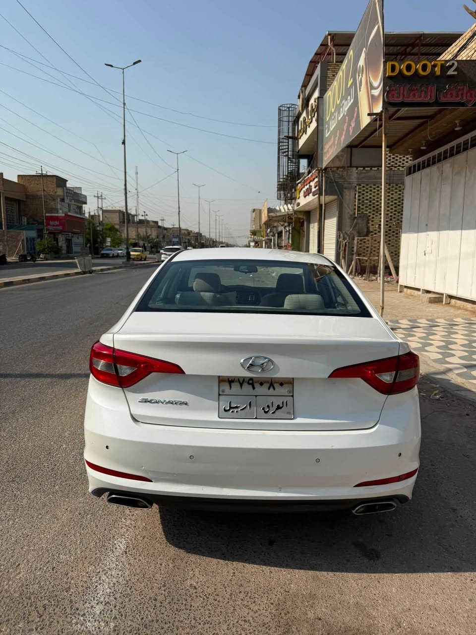 السلام عليكم

سوناتا خليجي 2015

لون ابيض صدفي 

محرك 2400 دوش المرغوب 

تبريد قطعتين ثلج 

حداديه ١٠٠/٩٠

تحكم ستيرن 

ثلاث انواع قياده (ايكو-سبورت -عادي ) 

مري شفط 

كشنات كهرباء 

وبعد موصفاتهة معرفة 

رقم الهاتف.     *********** 

السعر(١٣٥. وبيها مجال بسيط.

العنون نجف

