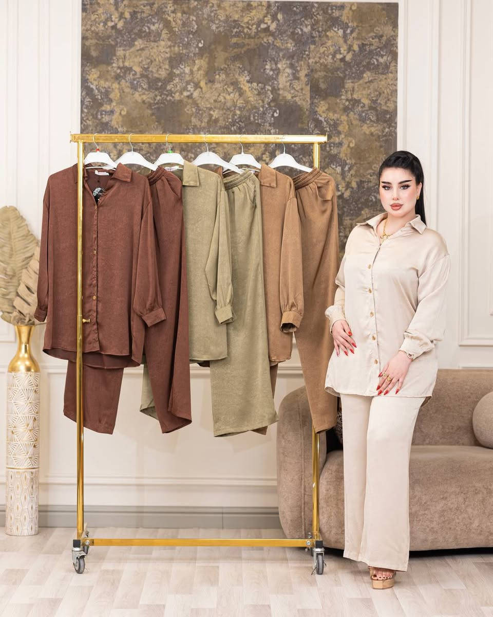#جديد_للموسم_الصيفي_2026 

سوت  نسائي  🥰 

 الخامه_ جاكار حرير ___درجة_اولى 

القياس.. XL XXL XXXL

سعر الدرزن  .175  الف

 المفرد  20 الف

التوصيل بغداد 5 🚗🚗🚗

المحافظات.  6 🚌🚌🚌

للحجز والتوصيل مراسلة 👈🏻  الخاص او على الرقم ***********
