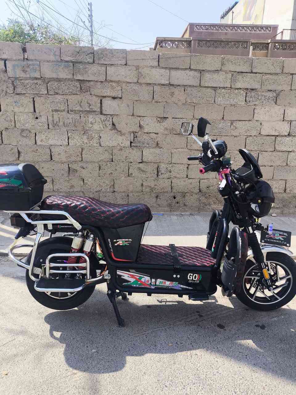 للبيع جبلي موديل 25 الأخوين
بطاريات جديده انتاج 26 
ام بصمه كهربائيات كلها شغاله اي نقص مابيه 

بطاريات عشره ونص يقرن فول  سته باتري 

نضام سويج +بصمه تشغيل عن بعد
مانع سرقه تحكم عن بعد 
دبل بصمه وسويجين 
ماطور نظيف كهربائيات كلها شغاله اي نقص مابيه 
دبل اشاره/نضام ار رجوع للخلف 
4سرع+مثبت سرعه
دبل اشاره /يمين يسار 
سعر 625, بيه مجال لشراي 
***********
+9647827587898
