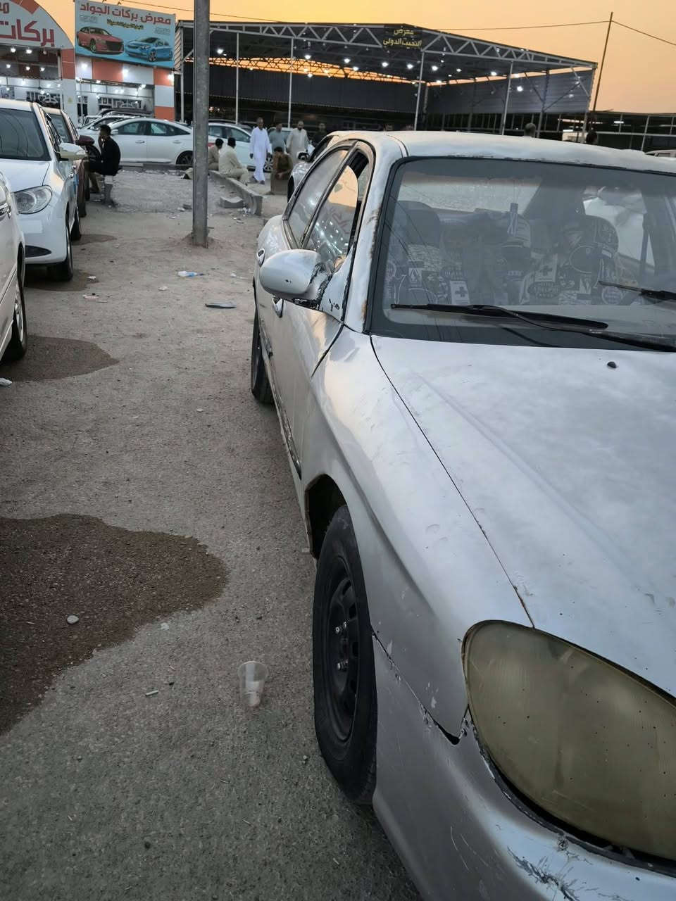سوناتا مديل ٢٠٠١ رقم نجف ألماني مكينه وكير كامري ابو الجف اوتوماتيك مكينه وكير وحداديه وتخم تاير نظيفات كشرها شوف العين للبيع او المراوس السعر ٢٥ وبيها مجال ***********
