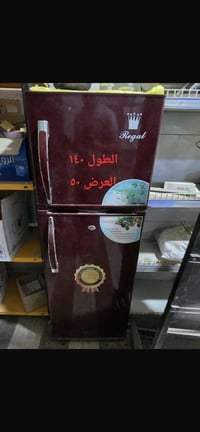 ثلاجه  رويل 10 قدم بحاله جيده جداً اللون احمر للبيع اخو الجديد موبايل ...