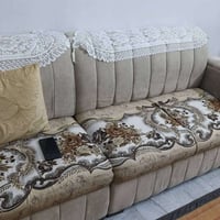 ديوان ثمانية مقاعد دوشمه جديده خشب بلوك السعر المطلوب 150 الف موجود في...