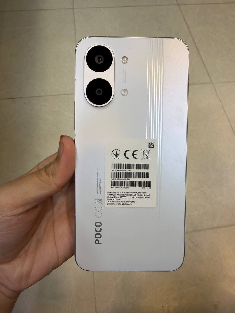poco x8 pro max.
كامل ملحقات 
بطارية: 8500
معالج 9500s
التخزين: 512 /12
المعالج: Dimensity 9500s
نسبه بطارية: 100 ٪ ، مشحون  37 مره
جهاز جديد غراضه ممفتوحه
 ديوانية الاسكان
سعر 710   ، مجال قليل 
 ***********

نص مكتوب في الصور:
- المواصفات والمعلومات التفصيلية RAM 12,0+6,0 ج.ب المعالج Dimensity 9500s ثماني النواة بتردد يصل إلى 3,73 جيجاهرتز إصدار نظام التشغيل WPLMIXM.C11.3.0.303.0 إصدار Android Android 16 | BP2A.250605.031.A3 | تحديث أمان Android 2026-08-01 الطراز 2602BPC18G إصدار النطاق الأساسي MOLY.NR17.R2.MP2.TC8.PR1.SP.V13.P12
- 14 12:11 حماية البطارية معلومات البطارية صحة البطارية ١٠٠٪ الدورات ٣٧ بيانات التصنيع يناير ٢٠٢٦ أول استخدام: يونيو ٢٠٢٦ حماية شحن البطارية شحن كامل حماية البطارية لتمديد عمر البطارية، سيتوقف الجهاز عن الشحن عندما يصل مستوى البطارية إلى ٨٠٪ وسيقوم بالشحن الكامل فقط عند الجدول الزمني الشحن الذكي لإطالة عمر البطارية، سيتعلم النظام كيفية شحن جهازك ويتوقف عن الشحن عندما تصل نسبة البطارية إلى ٨٠٪ في الحالات المناسبة.