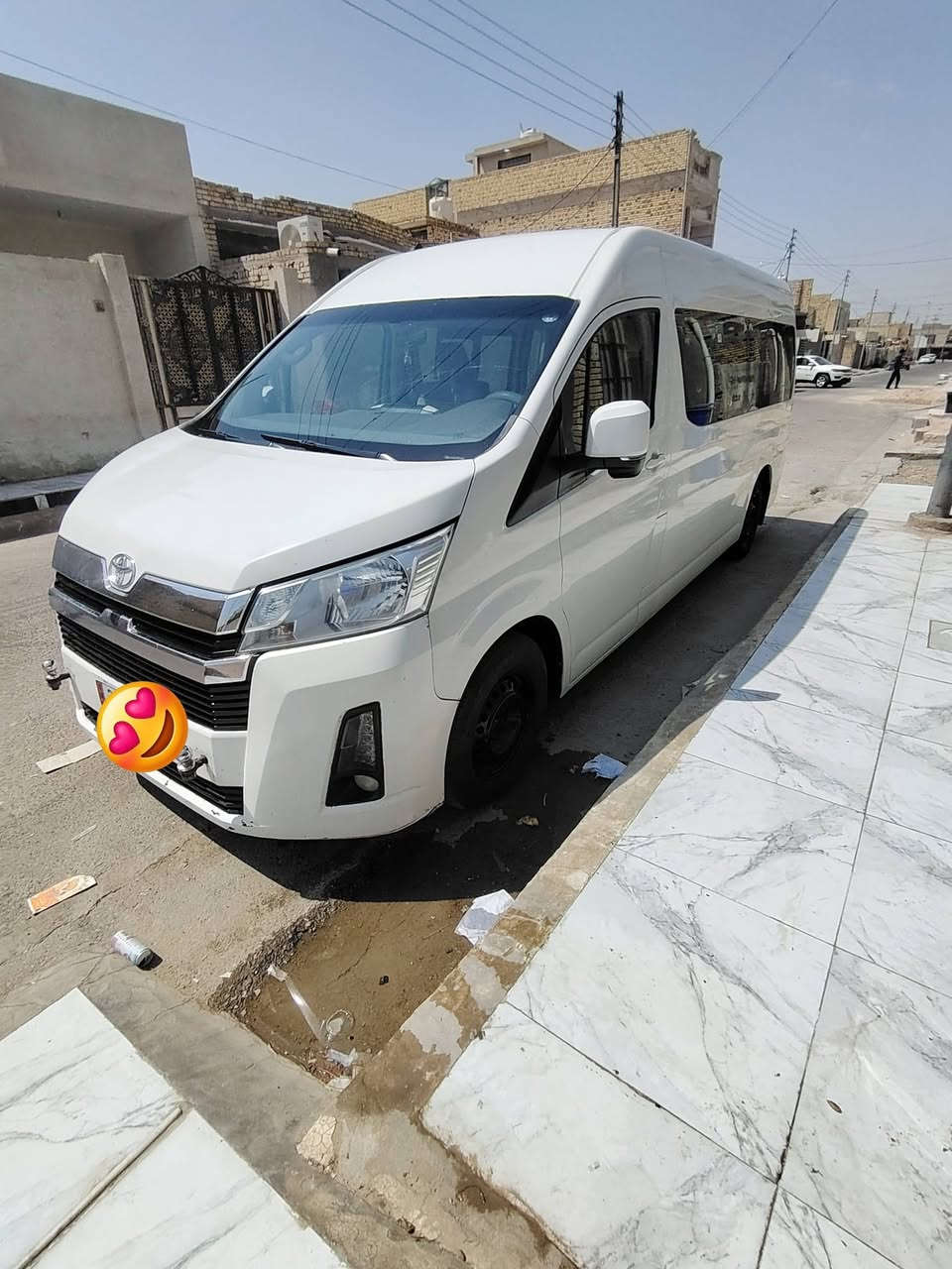 السلام عليكم تيوتا هايس للبيع مديل 20 بيهه صبغ بصفحة السايق رقم اربيل السعر 3 للستفسار الاتصال على الرقم *********** مكان السياره ميسان

