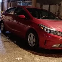 كيا فورتي 2017 وارد امريكي حادثها بسيط طعجة بالجاملغ والبنيد حتى الفلي...