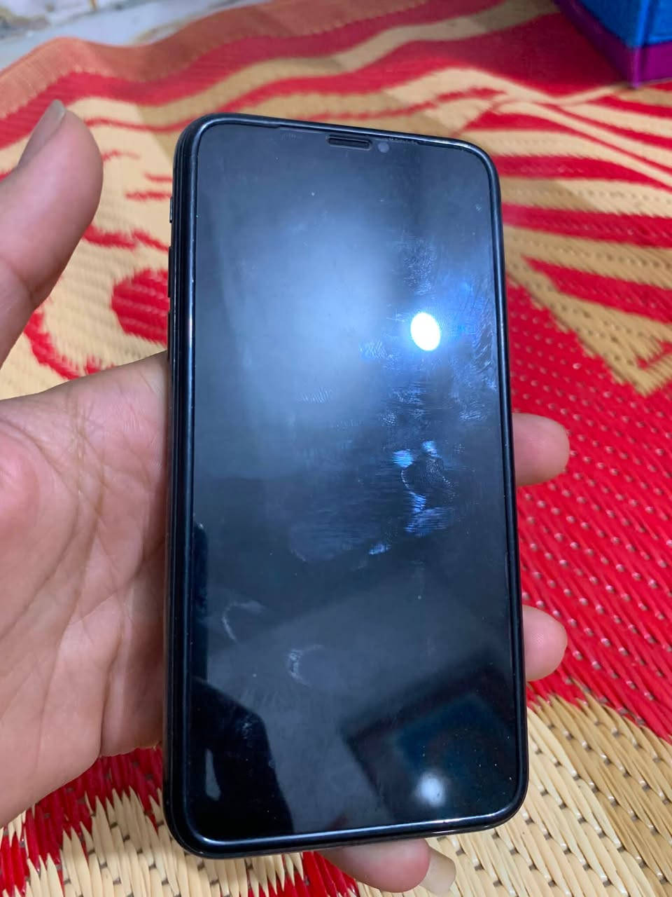 اكس عادي
مبدل شاشه وبطاريه فقد شاشه اصليه مكفوله من تعليك ذاكره 256 بطاريه ١٠٠ سعر ١٤٠ بيه مجال حك جيه رقم ***********
