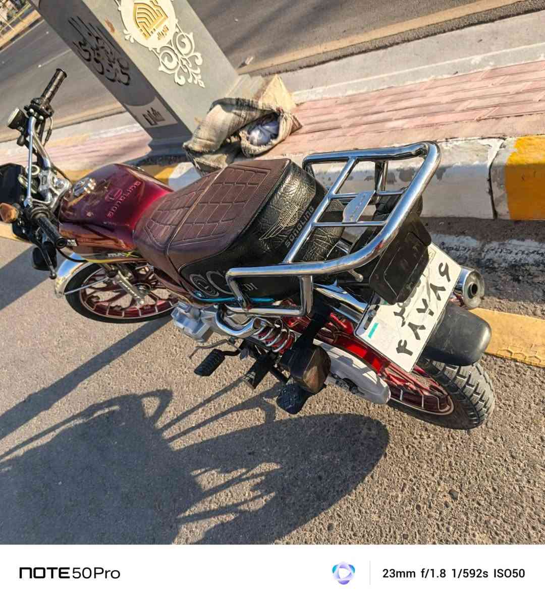 سيفان موديل 25 جديده الدراجه احلا من الصور كلشي شغال بيه سعر 600 للتواصل اتصل او واتس *********** مكان كربلاء حي السلام
