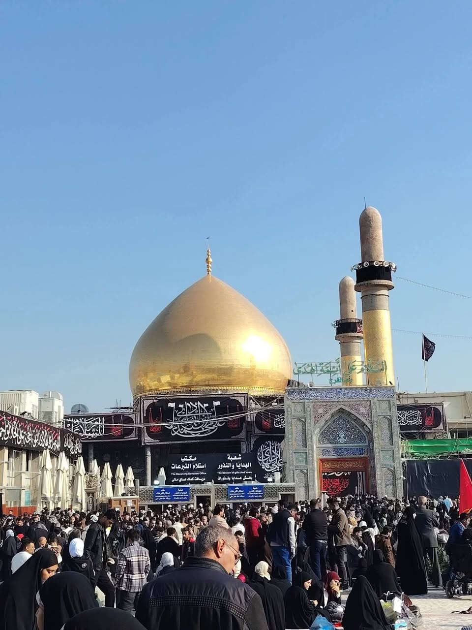 كروب الرادود
نعلن لكم برنامج رحله سامراء
ليله استشهاد الامام الحسن العسكري ع يوم الجمعه القادمه 8/21  بعد صلاه الفجر مباشرا والعوده ليلا 
التوجه إلى سامراء زياره الإمامين العسكريين ع سيد محمد ع إبراهيم مالك الاشتر ع مسك الختام زياره الإمام الكاظم ع
كل هذا والنفر(13000)الف دينار
 النقل بباصات حديثه درجه اولى مع ضيافه الباص
العنوان ومكان الانطلاق كربلاء طويريج شارع الكورنيش
 قرب مضيف الإمام الحسين ع
سارع بالحجز من الآن يكون الحجز مع دفع المبلغ كامل رجاء وبدون احراج ومن الله التوفيق والسداد والنجاح @إشارة 
***********
*********** المتعهد حجي حسين الرادود
