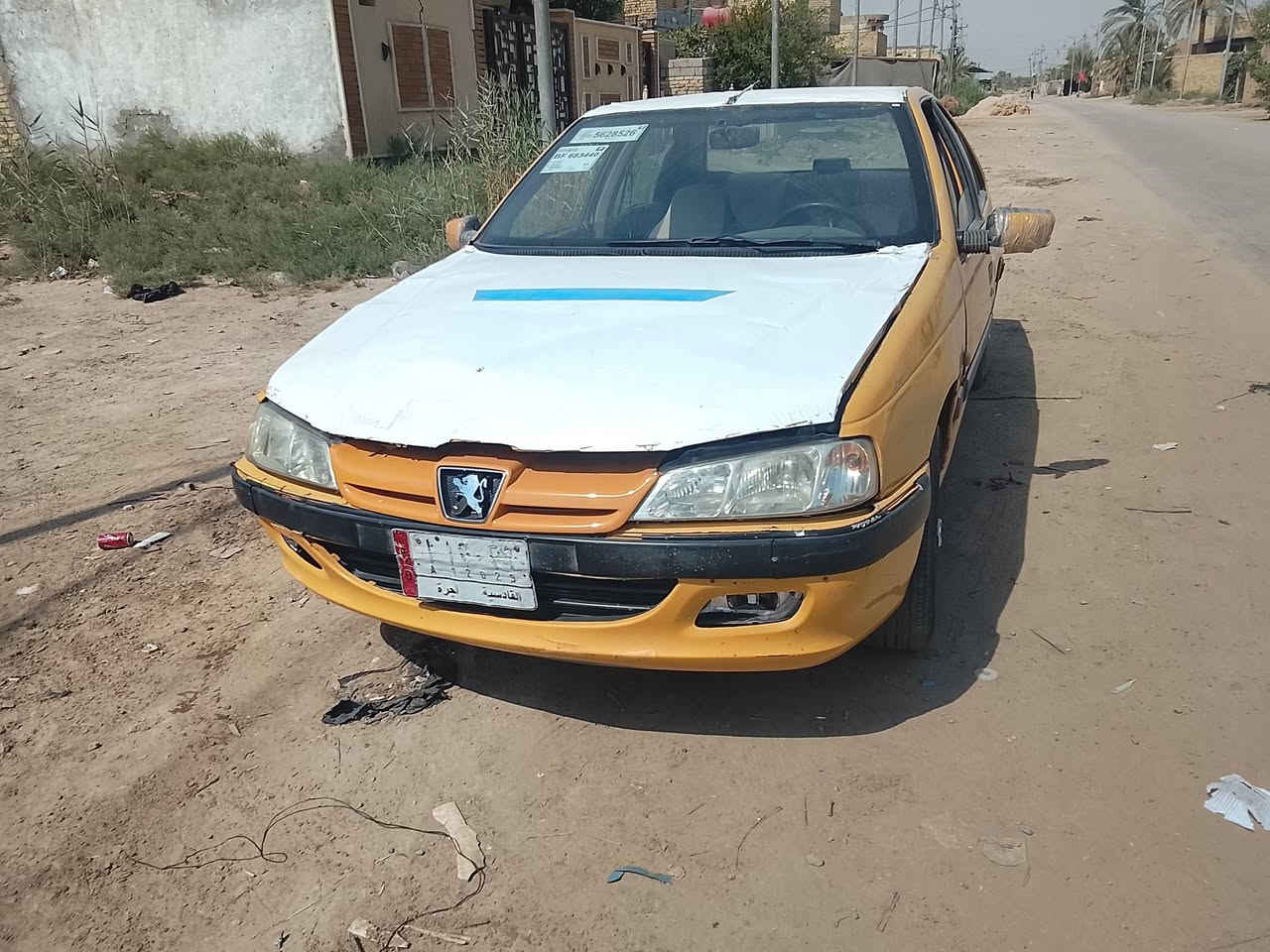 السلام عليكم البيع بيجو بارص موديل 11 رقم قادسيه مكينه وكير جديدات حداديه جديده كهربيات شغاله السياره جاهزه مابيه نقص السعر 14ورقه مكان السياره الدوانيه قضاه الشاميه رقم الموبايل ***********

