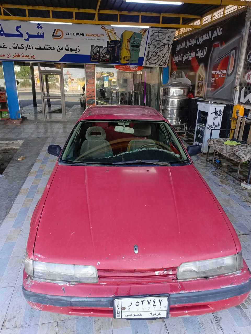 السلام عليكم
مازده 626 موديل 92 رقم كركوك الماني سنويه لل27 شرط التحويل 
كير ومحرك شرط
صدر امامي خلفي جديد 
عينه وصينيه جدد 
تخم تاير جواها جديد 
كهربايات شغاله 
مكانها تكريت سعرها 24وبيها مجال 
***********
