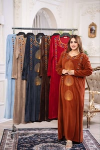 دشداشة نسائي • مخمل سوفت • مقاسات L-3XL