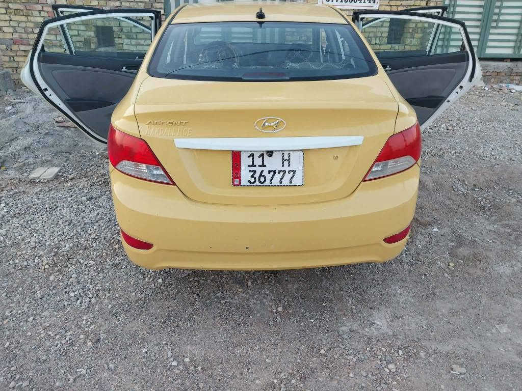 🚗 للبيع: هونداي اكسنت موديل 2016 وارد أمريكي

✔️ مكينة وكير بحالة ممتازة (خير من الله)
✔️ تبريد  ❄️
✔️ شاشة + كاميرا خلفية 🎥
✔️ رقم إنكليزي باسمي
✔️ السيارة نظيفة وجاهزة للاستخدام
ضررهه جاملغ خلفي 

📍 الموقع:  واسط كوت – مركز المدينة
💰 السعر: 74 (قابل للتفاوض البسيط)

📞 للتواصل: *********** دهل اوران, واسط
