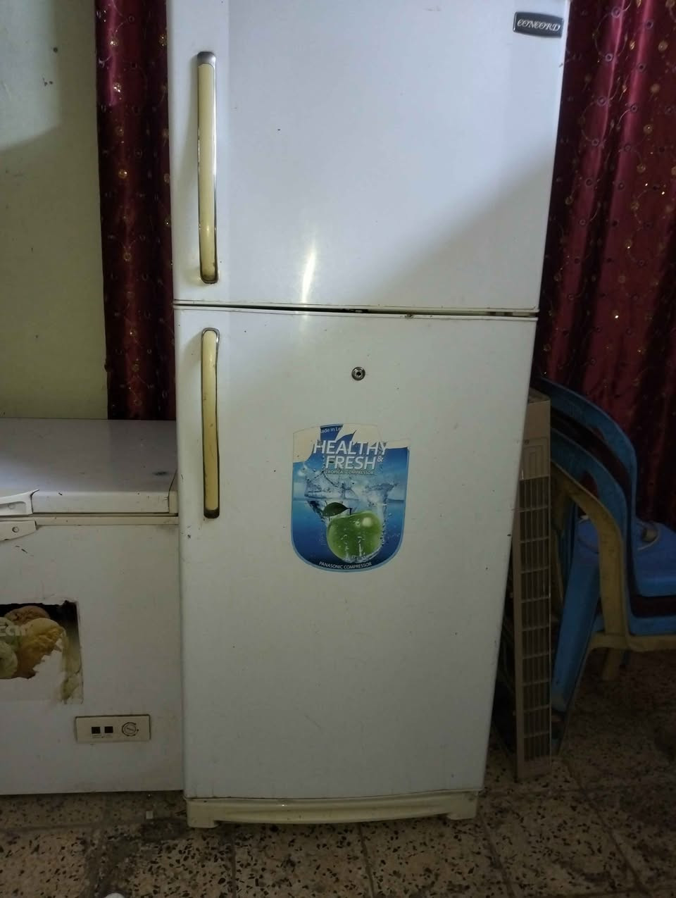 ثلاجه كونكورد حجم كبير
العنوان بغداد جسرديالى القديم اكو توصيل
بغداد
*********** بغداد, العراق
