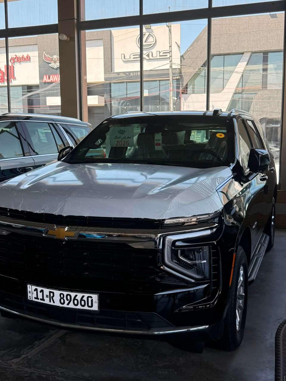 🧿معرض الملك لتجاره السيارات 🧿 

        🔥دخول جديد تاهو موديل  LS 2026🔥

   🔥الشكل الجديد ضمان المنصور  انتبه ابو الكارت تشغيل🔥

                       🔥مثبت لوحات وسنويه 🔥

شوفرليت تاهو CHEVROLET TAHO

🔹النوع : تاهو  
🔹الموديل 2026
🔹الفئه : LS
🔹كير تعليك الجديد 
🔹فول كامل الموصفات   
🔹الشكل الجديد   
🔹كامرات 5 360
🔹شاشه متصله شاشه الكدلاك❤️
🔹ضمان وكاله المنصور سنوات 5 
🔹مرقم كامل الرقم الجديد الانكليزي 

      🔥يوجد بيع وشراء ومراوس بجميع انواع السيارات 🔥

 
========================
للاستفسار اكثر عن تفاصيل السيارة يرجى مراسلة صفحتنا على فيس بوك او الاتصال بالمعرض  مباشرة عن طريق الارقام الخاصة بالمعرض
***********
***********
العنوان 🚙_ بغداد _ النهضه _الفرع الثالث _ فرع المصرف
