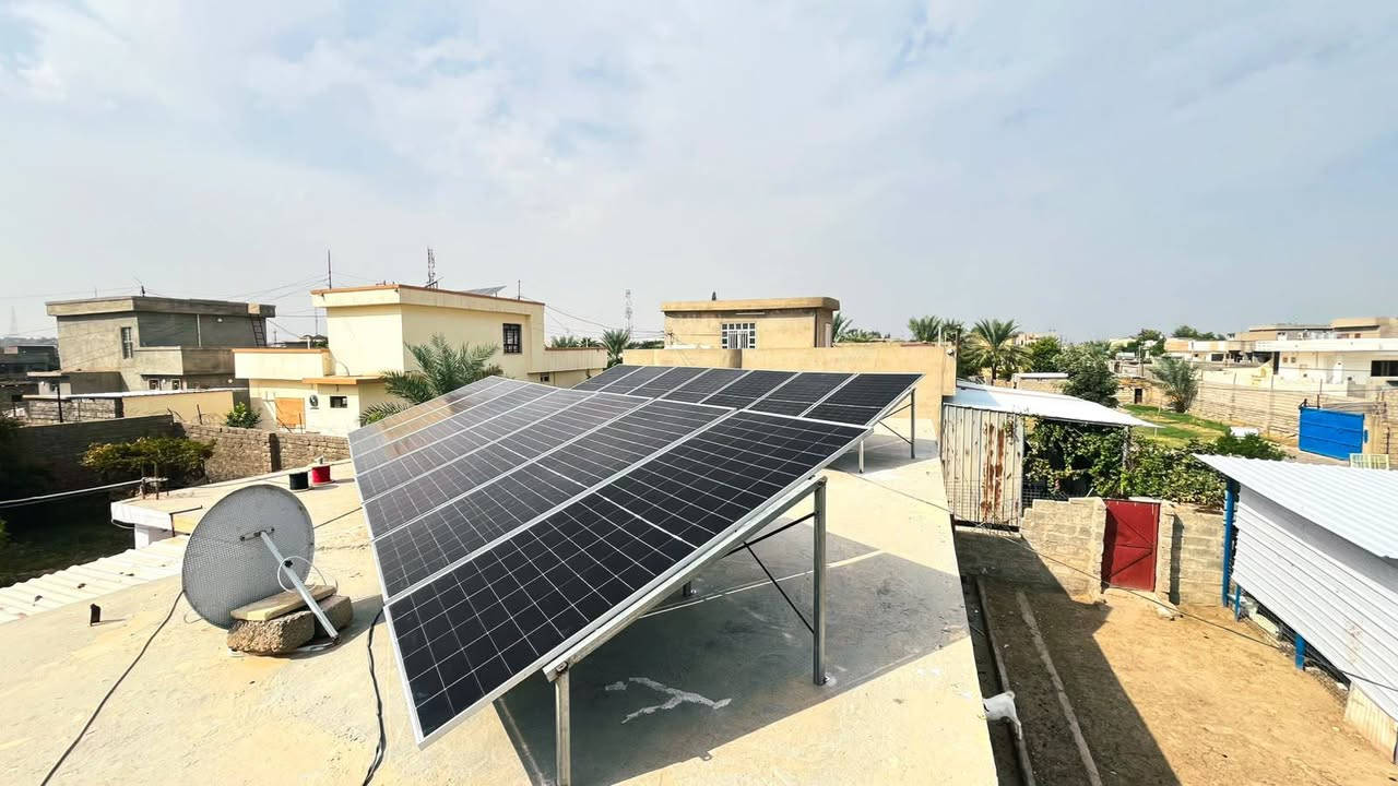 الشرقاط الزراعة • ١٤ جينكو ٦٣٥واط • بطاريات ١٠ كيلوواط