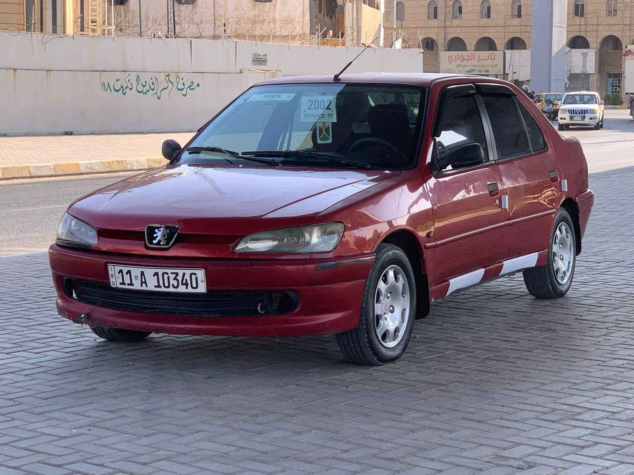 السلام عليكم للبيع بيجو موديل 20002 رقم بغداد دولي بلادي بدون صبغ  كير ومحرك شرط اوتو صدر جديد تايرات جدد داخلها نضيف مكاني صلاح الدين السعر 38 و بيها مجال يرهم مراوس الهاتف ‏‪***********‬‏
