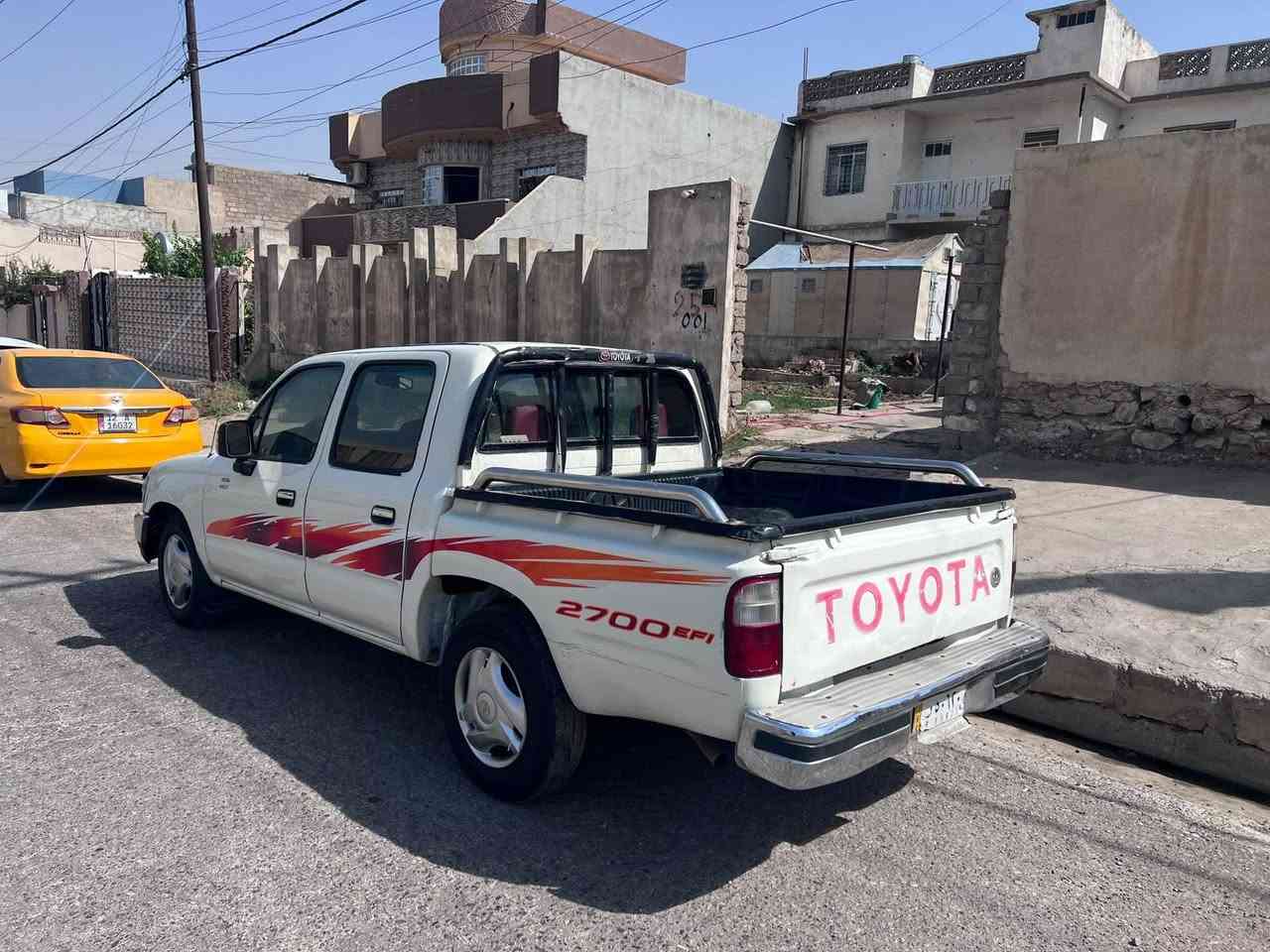 السلام عليكم
تيوتا بيكم دبل قمارة2004

سيارة جاهزة مال جناي

شرط گير محرك اكسن شاصي

صبغ عام شرط التحويل

السنوية لـ2029

العنوان الموصل ناحية ربيعة

السعر110$وبه مجال بسيط لشراي فقط

رقم الهاتف ***********
