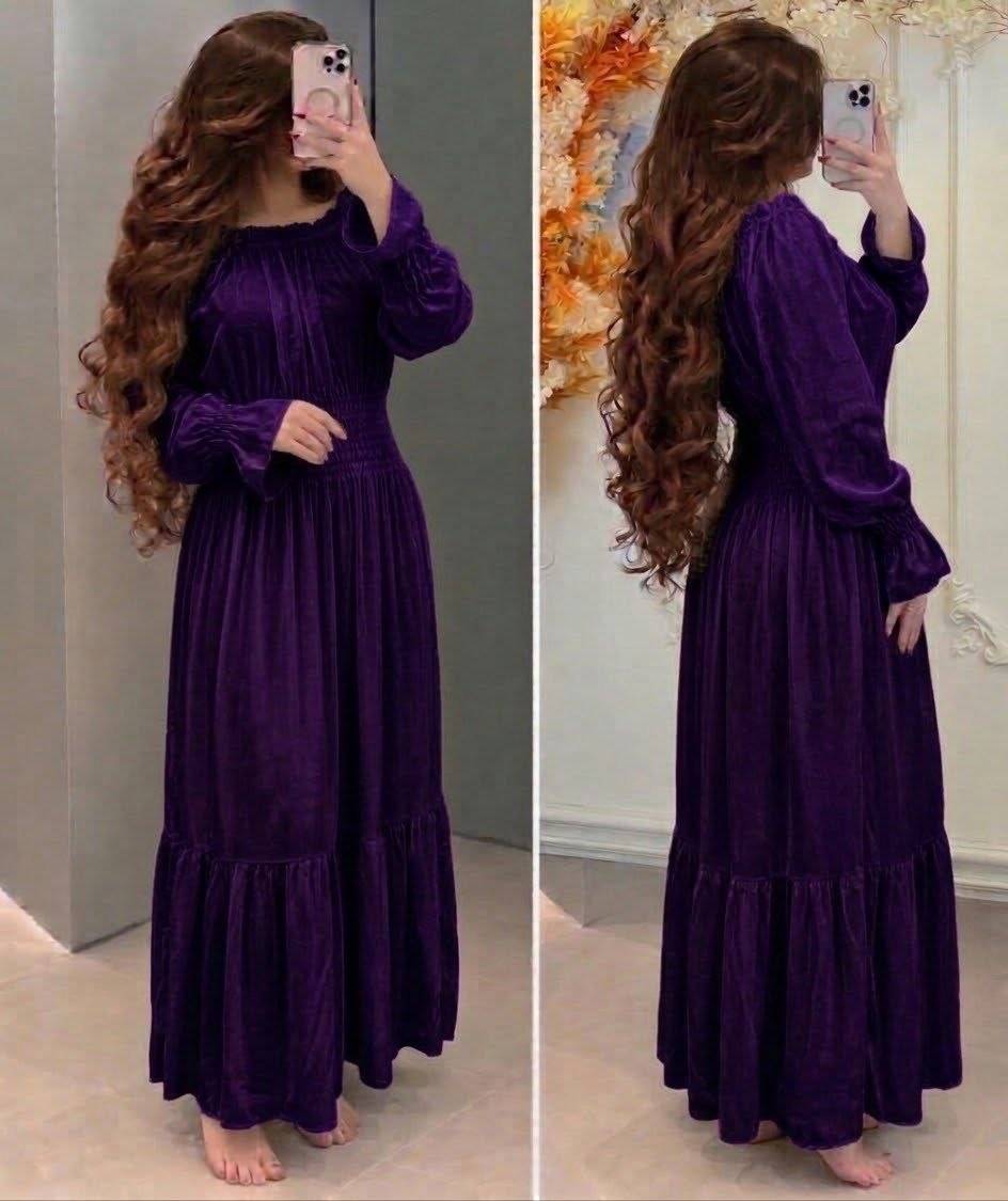 فستان • فري سايز • جلد الأرنب