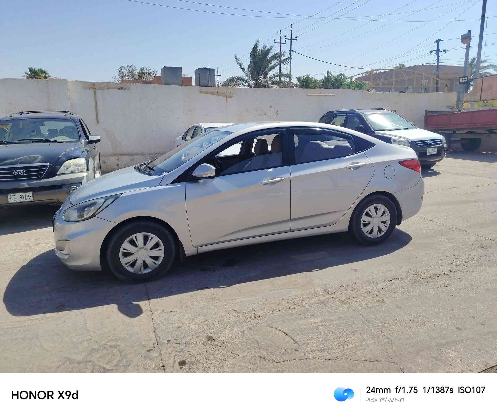 للبيع اكسنت موديل ٢٠١٧ خليجي رقم شمالي بيه صبغ باب وجاملغ خلفي صفحة الراكب محرك وكير جيد جداً السعر ٨٨ ورقة وبيه مجال بسيط للاستفسار 
***********
***********
