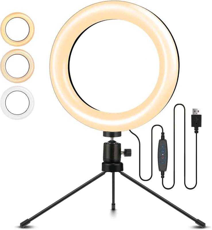 حلقة إضاءة • ELEGIANT EGL-03 • حامل ثلاثي
