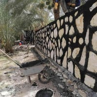 عمل الحجر • خبرة ٢٠ سنة • ممرات وسياجات