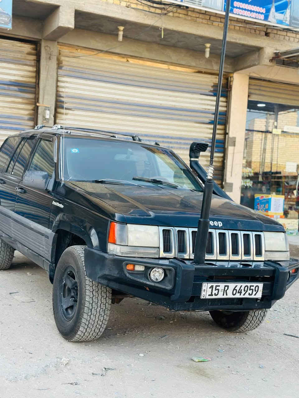 جيب شيروكي موديل94
اقره المنشور الأخير 👇🏼

محوره مكينه وكير ياباني 6 اسلندر vvt300 اشك الكاع نهضه وعزم قوي كلش 
سياره كفاله عامه من ضربه ولصبغ 
حداديه جديده فلنجات ودسكات ودبلات ولوي جدد توني شادهن وصدر ولحداديه لوره بعدهن بكراتينهن ماشادهن تجي وتشوفهن سياره اي نضوح مال دهن ماكو مكينه وكير وبور وجعمقه سياره حيل متعوب عليه 
تخم تاير جبلي توني شاده  دعاميه درع 
تبريده كامله من ثلاجه مال راس ثور وراديتر وكمبريسر  نقصه بس تمد بواري  منضومه زنون ابو 100$ شادله كهربائياته من طول للطول كله شغاله حته لماسحه مال جنطه ولماطور مال المري الجانبيه  كلشي شغال 
سياره بسمي رقمه انكليزي ثاني يوم اداورلك حته غرامات ماعليه 
سياره حيل متعوب عليه ومال جناي  
وترايك وين مايعجبك 

سعره 60 $ وبيه مجال 

***********

نص مكتوب في الصور:
- *********** ***********