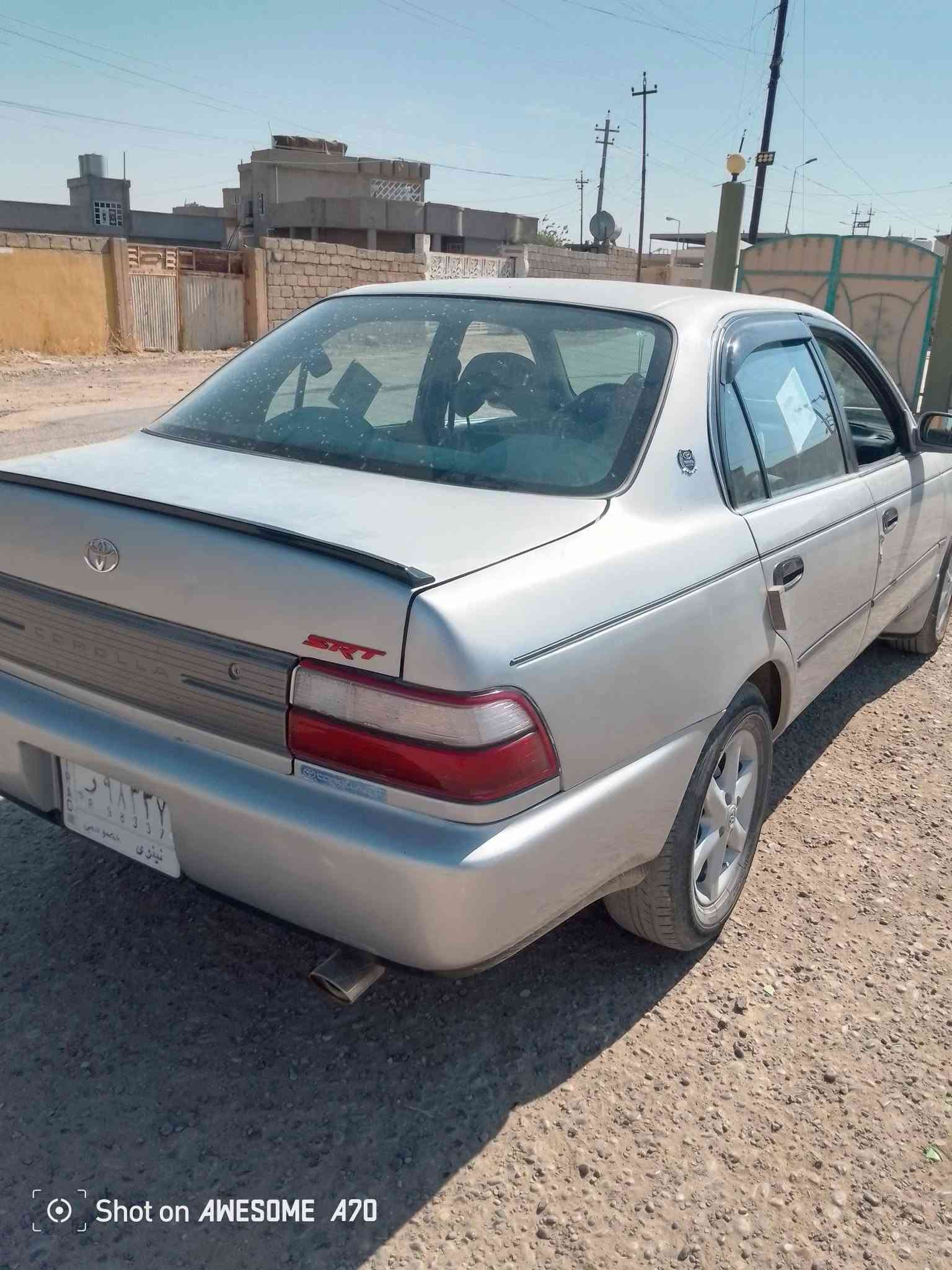 كورلا موديل 93 مصبوغه عام جماليه محرك وگير شرط رقم نينوى شرط التحويل سنويه لغاية 28
السعر 45
الشرقاط قرية شكراً 
***********

نص مكتوب في الصور:
- Shot on AWESOME A70