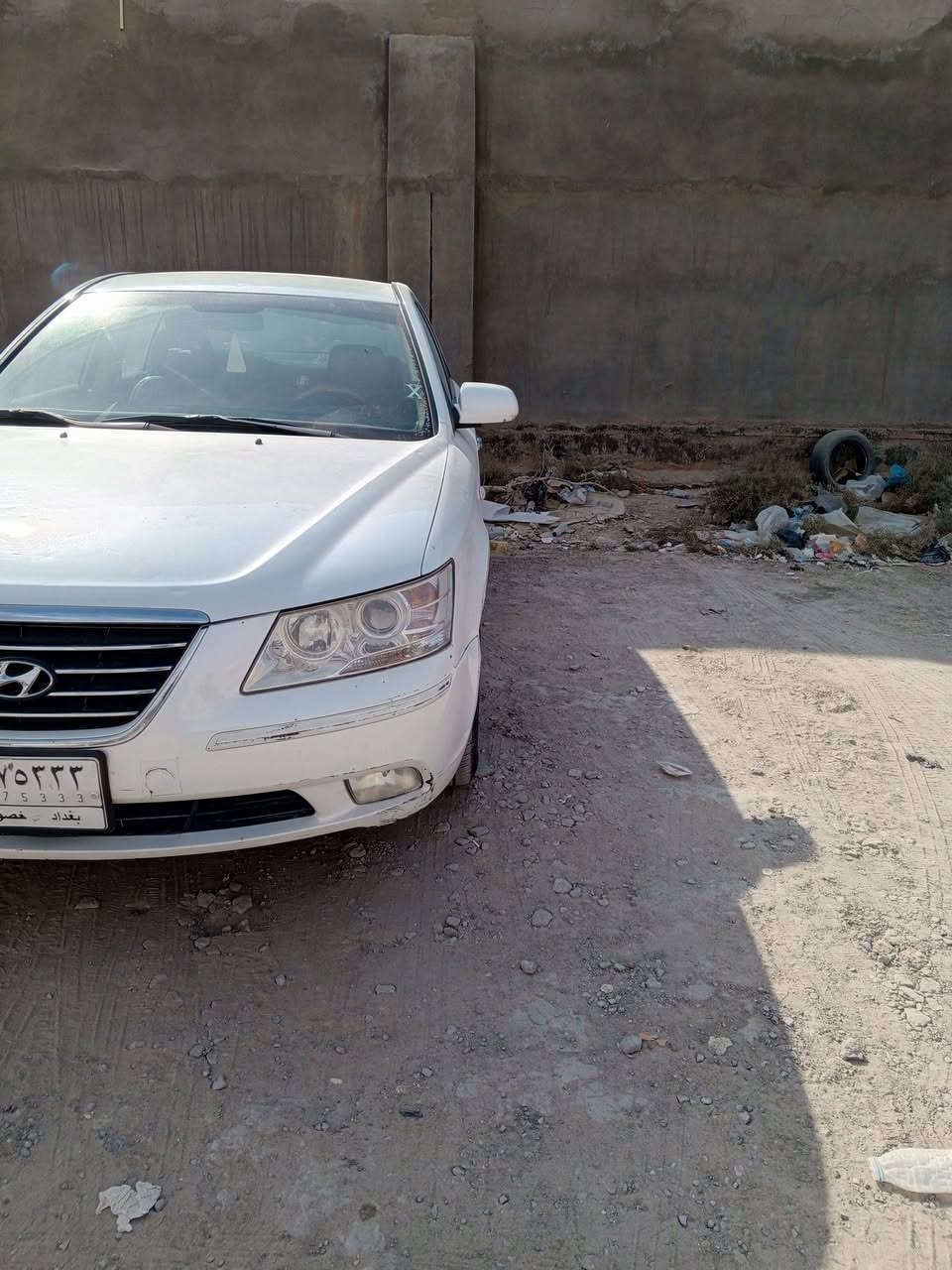 سوناتا 2009 دوش محرك 2400 خليجي رقم بغداد سنويه لغاية 2029 باسمي لون ابيض صدفي مكفوله من الضربه والصبغ والتبديل،،، بيهه حالوب ناعم ، ستوني مجفت محرك ، ماشيه 160  عنواني الديوانية،، السعر ،،.  110. رقمي  ***********.    السياره عندي من سنة 2010 ،، منضومة بانزبن جديده باتري جديد اطارات جديده
