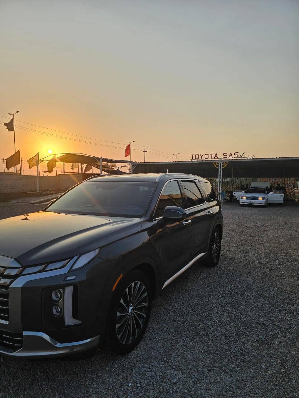 هونداي بالسايد كليكرافي
الموديل 2023 حجم المحرك v6 3.8 
بدون رقم منفيس بأسمي تترقم جميع المحافظات عدا الشمال السياره جاهزه بدون نقص السعر 197 قابل للتفاوض ‏‪***********‬‏
