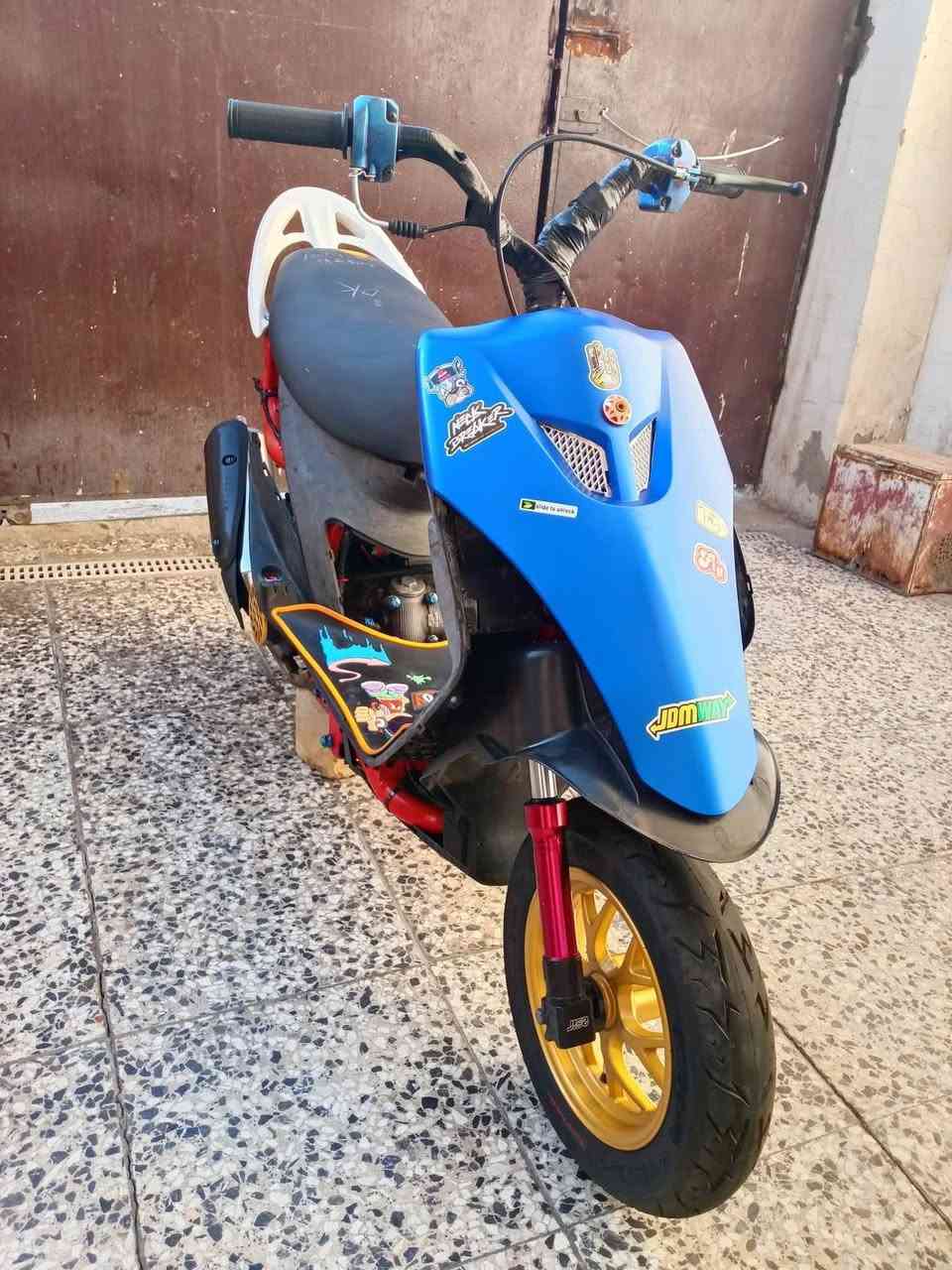 ‏سلام عليكم متوفر تفصيخ دراجات ثعلب وسكنس 140 وماكس 120 شتريد موجود رياضي وبلاد كله عل شغل مكاني بغداد حي العامل توصيل ماعندي رقم ***********
