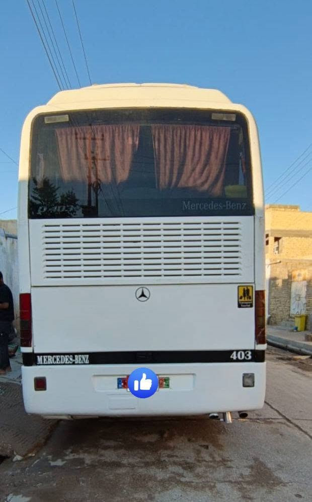 باص403للبيع حداديه تخم تاير تبريد دايو سياره جاهزه كشن قبظتين 54نفر رقم كركوك 2001 واقع حال للاستفسار عل هذا الرقم (***********) المكان ذي قار
