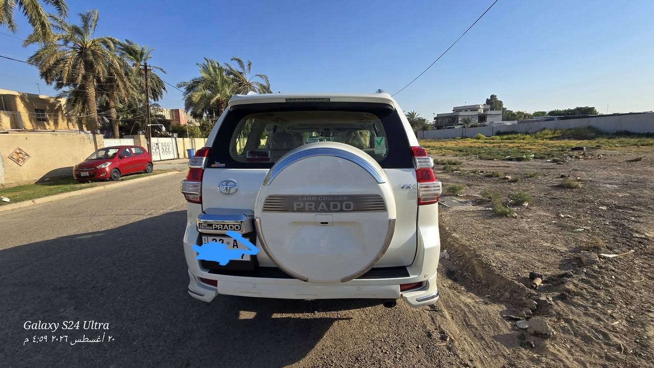 سلام عليكم
برادو.vx موديل 2016
مكفوله من الصبغ والفتح والتبديل والبارد
بيها شخطوط خفيفة جدا مال استخدام ونكدة بالبنيد حصوة
ودعامية خلفية صبغ فقط

تخم تاير دلوب شركه جديد
باتري جديد
ادامه منضومة بانزين كامله 
دهن كير ومحرك جديد مبدل 
دسكات جدد 
السياره ميحتاجلهة اي مصرف ابد جديد جداً

فول مواصفات مواصفات الvx معروفه تجي مواصفات  لكزز  
ماشية: ١٢٧
 • تشغيل بصمة عن بعد  + بصمة أبواب@
 • فتحة سقف
 • كاميرات
 • نظام (مانع انقلاب + توازن بالمنعطفات
 • كشنات جلد بيج كهربائية مع تبريد + حتى الخلفية كهربائية
 • ثلاجة – كروز كونترول – مري شفط – لايت عدسة زنون
 • تحكم ستيرن – بلوتوث – مدخل AUX
 • نظام Aps – نظام Eco الاقتصادي
 • 3 قطع تبريد + أشاير بالمراي
 • سبير تعلي
 • إنارة ليزرية داخلية بالأبواب تتعالى وتتنصى
 • تحكم بمستويات الإنارة الداخلية
 • ترحيب عند الاقتراب
 • مانع انزلاق – دفع رباعي – محرك V6
السياره باسمي رقم اربيل 
.مكان السياره بغداد
***********
السعر…
325
