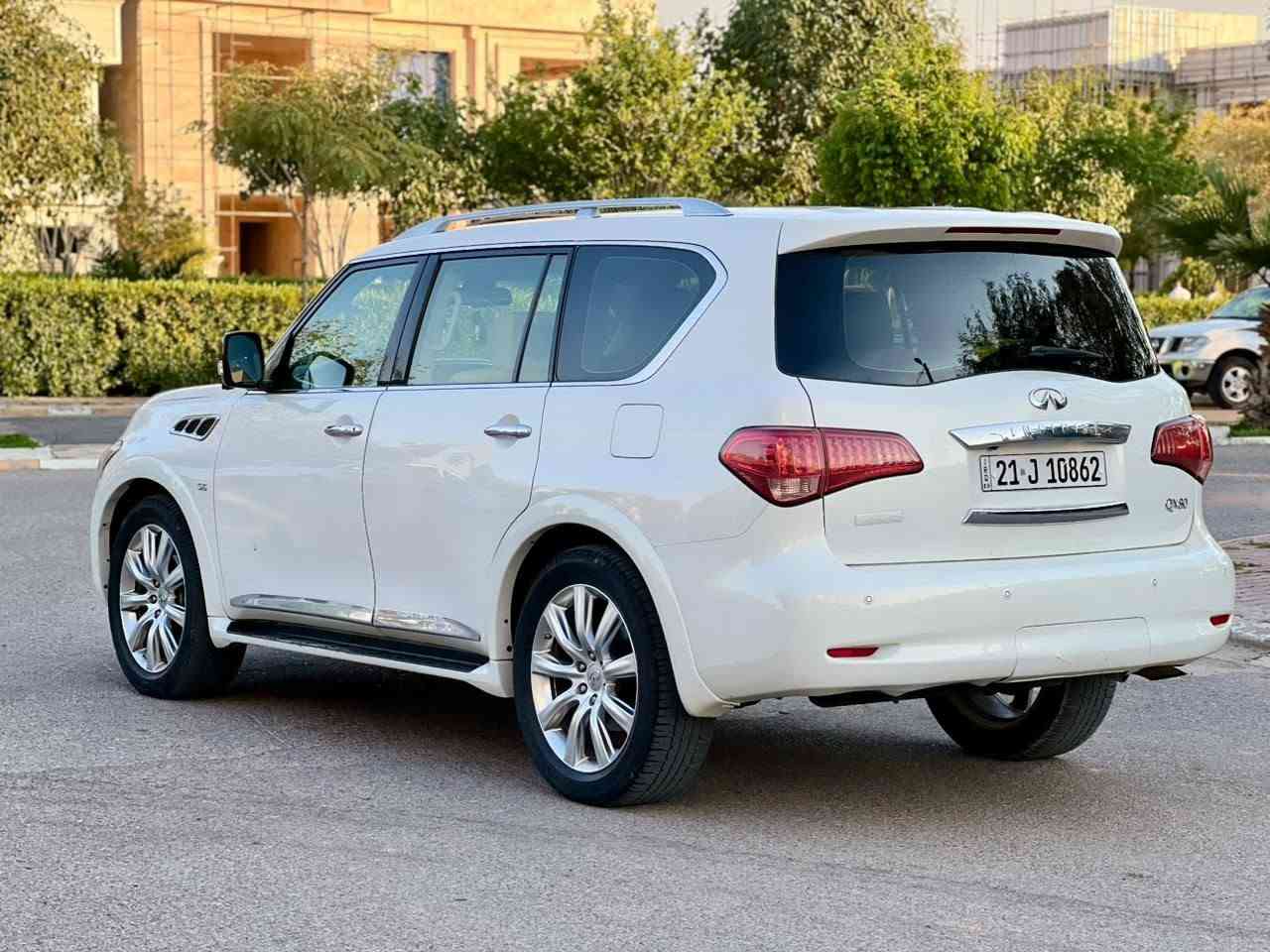 � للبيع INFINITI QX80 2014 خليجي – فل مواصفات 🔥

سيارة نظيفة جداً ومحافظ عليها، فخامة وهيبة وقوة V8، وتستحق المشاهدة على الطبيعة 👑

• محرك V8 سعة 5.6L
• دفع رباعي 4WD
• 7 مقاعد
• كاميرات 360°
• كاميرا خلفية
• رادار أمامي
• مثبت سرعة
• حساسات أمامية
• حساسات خلفية
• فتحة سقف كهربائية
• مقاعد جلد فاخر
• مقاعد أمامية كهربائية
• تبريد المقاعد الأمامية
• ذاكرة للمقاعد
• مقود كهربائي
• تحكم من المقود
• دخول ذكي
• تشغيل بصمة وزر Start/Stop
• شاشة وسطية
• نظام ملاحة
• Bluetooth
• نظام صوت فاخر
• شاشتان خلفيتان بمساند الرأس
• شاشة سقفية
• تكييف أمامي أوتوماتيك
• تكييف خلفي مستقل
• صف ثالث كهربائي
• باب خلفي كهربائي
• نظام AFS للإضاءة المتحركة
• كشافات ضباب
• مرايا كهربائية
• إشارات بالمرايا
• جنوط ألمنيوم
• عتبات جانبية
• روف راك
• زجاج خلفي مظلل
• ABS
• مانع انزلاق
• نظام ثبات إلكتروني
• Airbags متعددة
• مراقبة ضغط الإطارات

✨ سيارة نظافتها مميزة جداً، 
***********
